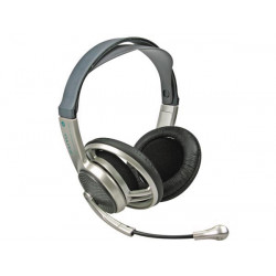 Multimedia stereo headphones with microphone
