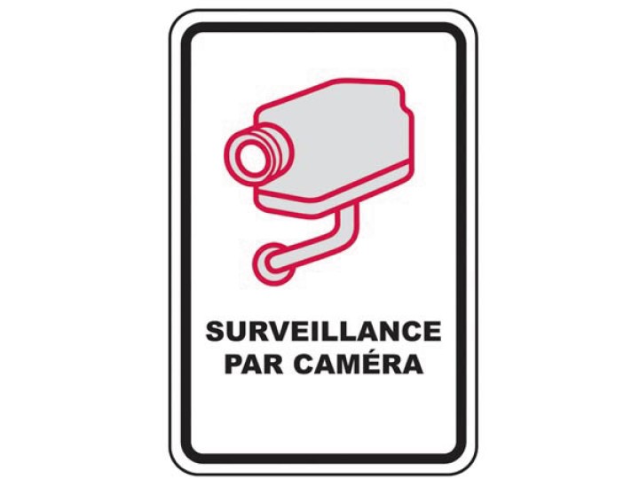 Cctv adesivo di avvertenza cctvwarfr monitoraggio fotocamera visualizza velleman - 1