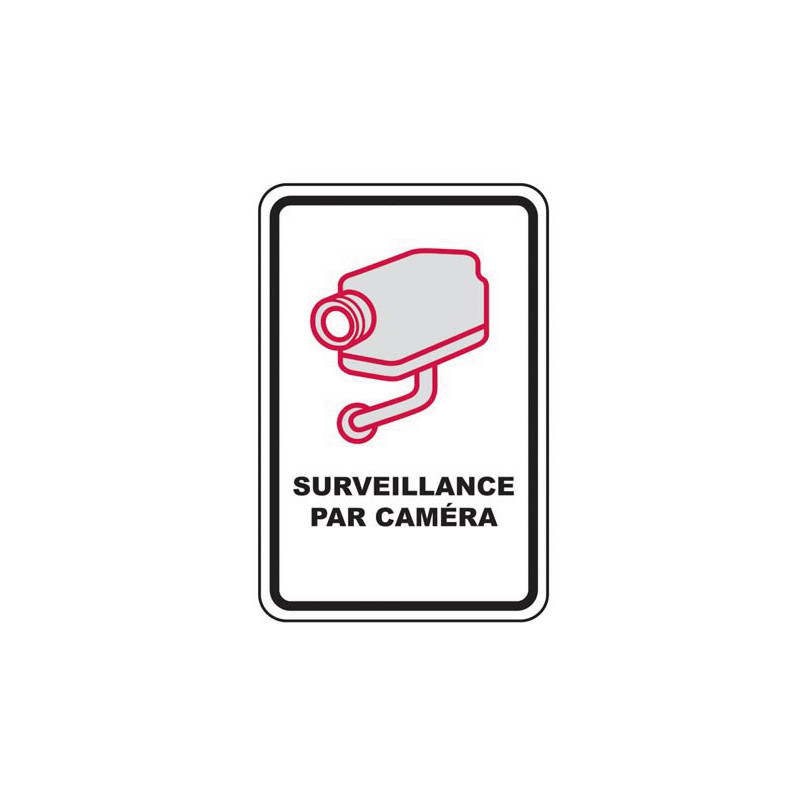 5 pieces closed-circuit télévision vidéo surveillance sécurité alarme autocollant avertissement Autocollant