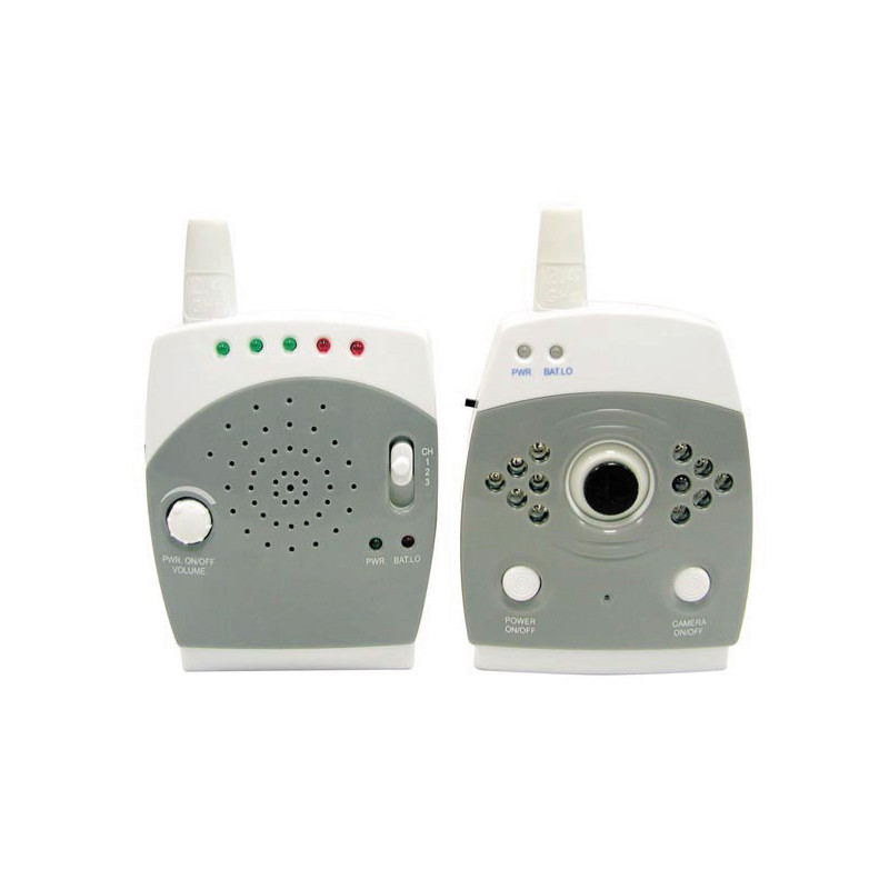Sistema di monitoraggio bambino ascoltando la radio + videocamera baby  monitor camsetw4 interfono senza fili