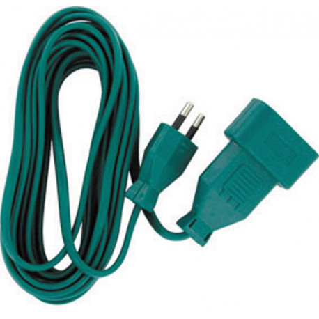 Green extension cord extension 5m 2x0.75mm ² v 6a el35171 cen - 1