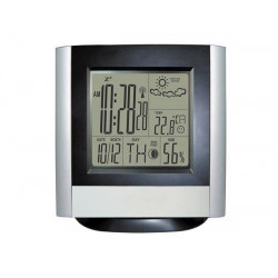Dcf ufficio orologio da parete calendario temperatura umidità meteo velleman wc8708 velleman - 1