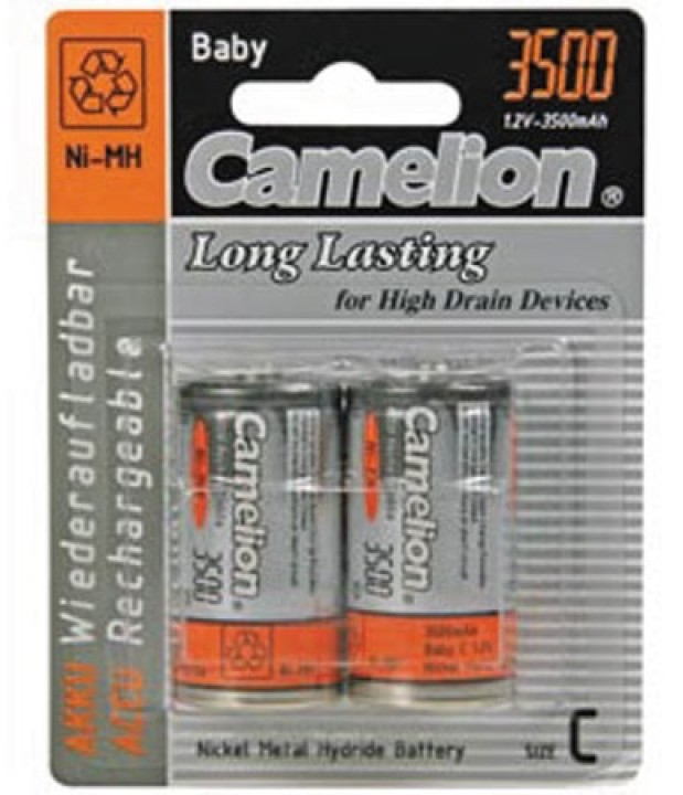 Nimh c 1.2v 3500mah (2pcs bl) C, AM2, LR14, 14A, E93, MN1400, 814, 4014 velleman - 1