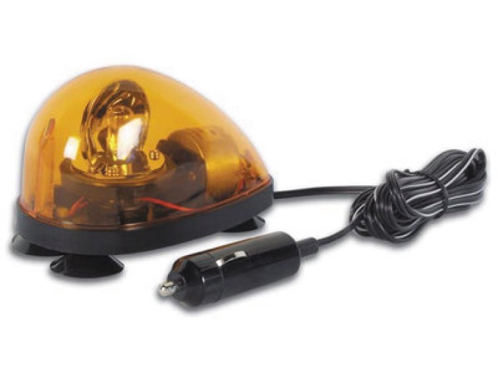 Suction pads fixing rotating light 12vdc 5w amber rotating light car magnetic light mount rotating light magnetic rotating beaco