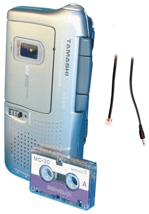 Kit grabador telefono n°2 analogico jr international - 3