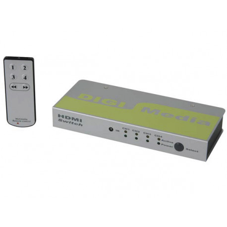 Hdmi v1.3 switcher 4 to 1 with remote control velleman - 1