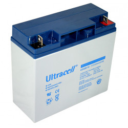 Batteria ricaricabile a tenuta 12v 20a 20ahsolare pile a secco batterie accu plomb gel 12vcc 21ah ultracell - 1