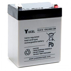 Bateria recargable 12v 2ah 2.4ah 2.6ah acumulador plomo gel 12vcc 2.8ah ultracell - 1