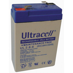 Bateria recargable estanco impermeable 6v 2.8ah acumulador plomo gel electricidad alarma 6vcc 2.8a jr  international - 1
