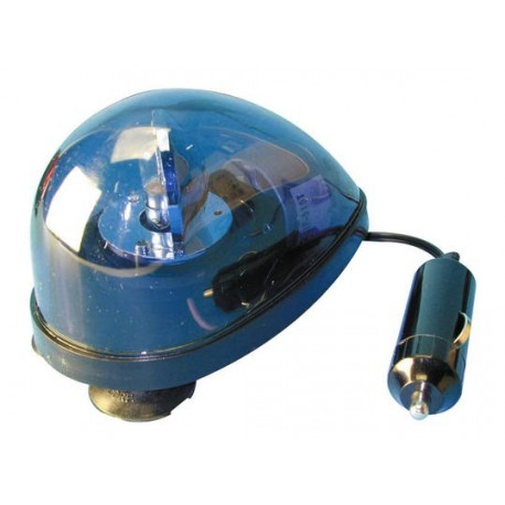 Rundumleuchte mit magnet saugfuß 12vdc 5w blau elektrische rundumleuchte  signaltechnik
