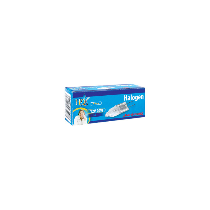 Halogen lamp clear, 20w 12v, g4 velleman - 1