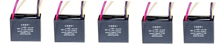 CBB61 5 X 450V 3UF ventilador del aire acondicionado ventilador inicia insertos condensador jr international - 1