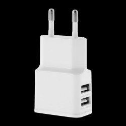 USB Power 2A Dual 2Ports EU Wall Charger Adapter for Samsung for iPhone for HTC jr international - 2