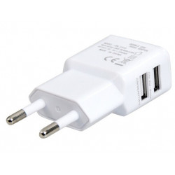 USB Power 2A Dual 2Ports EU Wall Charger Adapter for Samsung for iPhone for HTC jr international - 3