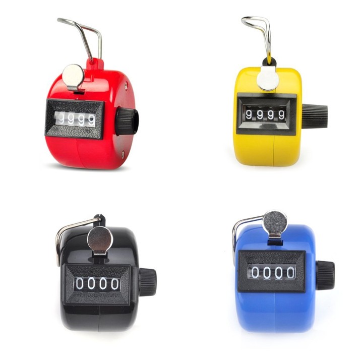 4 pcs Tally Counter, Plastic Tally Counter Clicker, 4 Colors jr international - 5