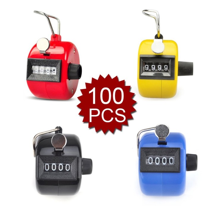 100 pcs Tally Counter, Plastic Tally Counter Clicker, 4 Colors jr international - 6