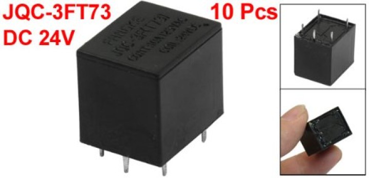 10 X Finder relè 24vdc 10 bis 1 contatti elettrici rlf3611 9024 jr international - 1