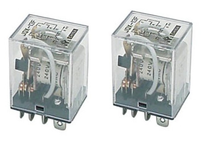 2 X Relé alta potencia 10a 24vdc 220vac 2 x inversores 24vdc jr international - 3