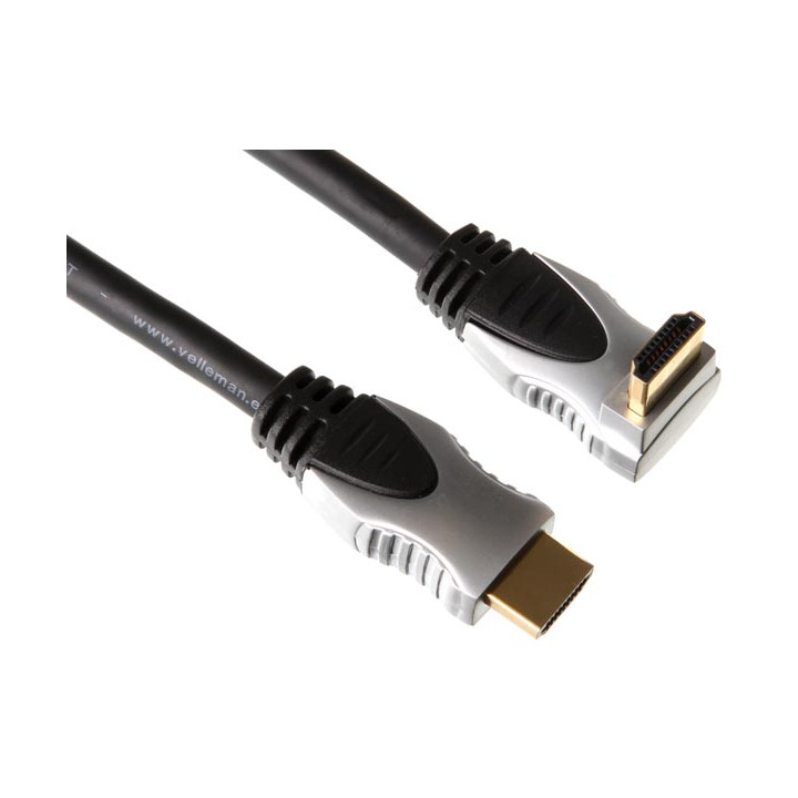 HDMI-Kabel-Stecker-Stecker HDMI-Kabel 2.50m professionelle pac401t025 velleman - 1