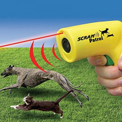 Scram Patrol Ultrasonic Dog Repeller Cazador Stop Barking Ataque Animal Protección jr international - 1