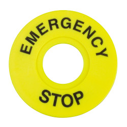 Emergency stop button no nf punch diameter 22 mm for bpr22 boit1 security anti agressio jr international - 4