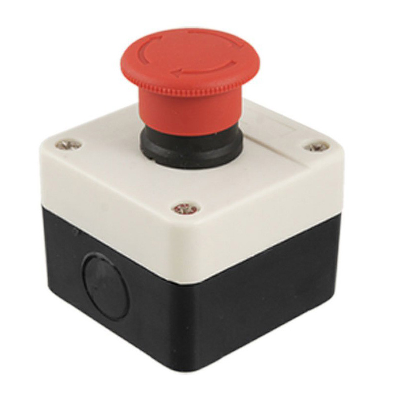 Emergency STOP Push button on-off switch Weatherproof a part of Access control 