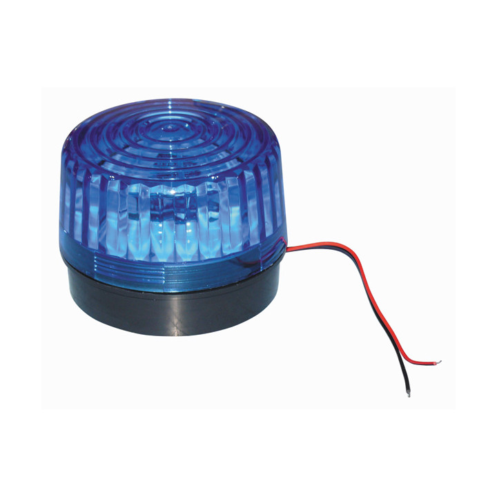 Flash alarma electronico xenon azul 220vca ø99x75mm haa220b flashs alarmas electronicas azules jr international - 3