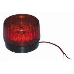 Flash allarme elettronico xenon 220vca rosso ø99x75mm haa220r flash dispositivo allarme jr international - 3
