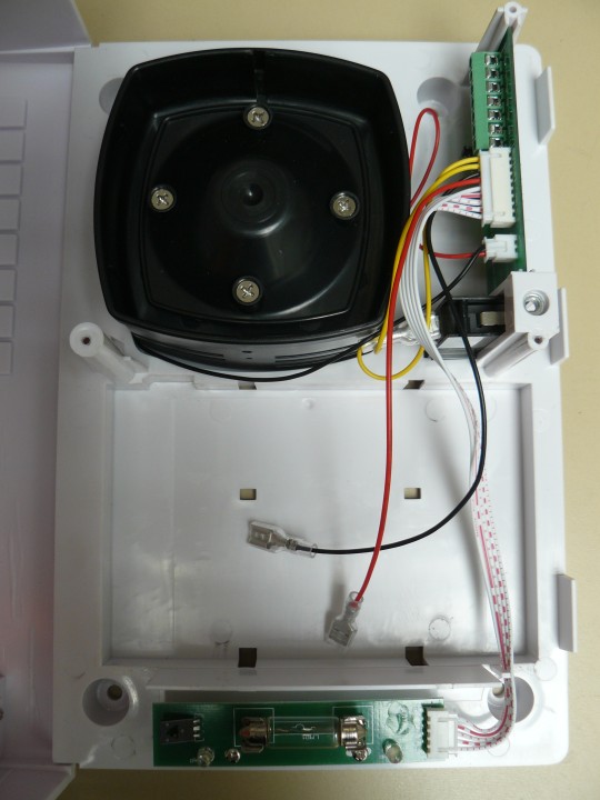 Sirene exterieure etanche autoalimentee BS-2-50W 118db 12v alarme sonore securite jr international - 1