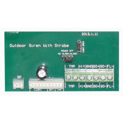Circuit de sirene autoalimentee sa120p BS-2-50W PCB alarme sonore securite jr international - 1