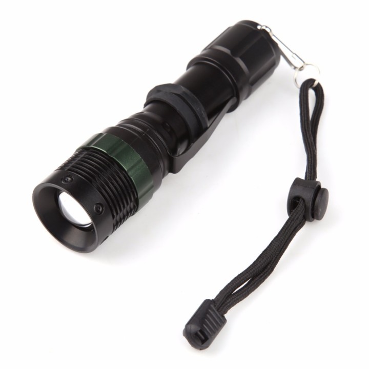 600lm 3w led flashlight zoomable 3 modes aluminum lighting cree q5 zoom jr international - 2