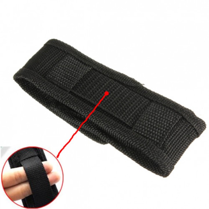 13cm Nylon Holster Halter Fall Gürtel Tasche für LED Taschenlampe Taschenlampe für die meisten Taschenlampe fenix  - 4