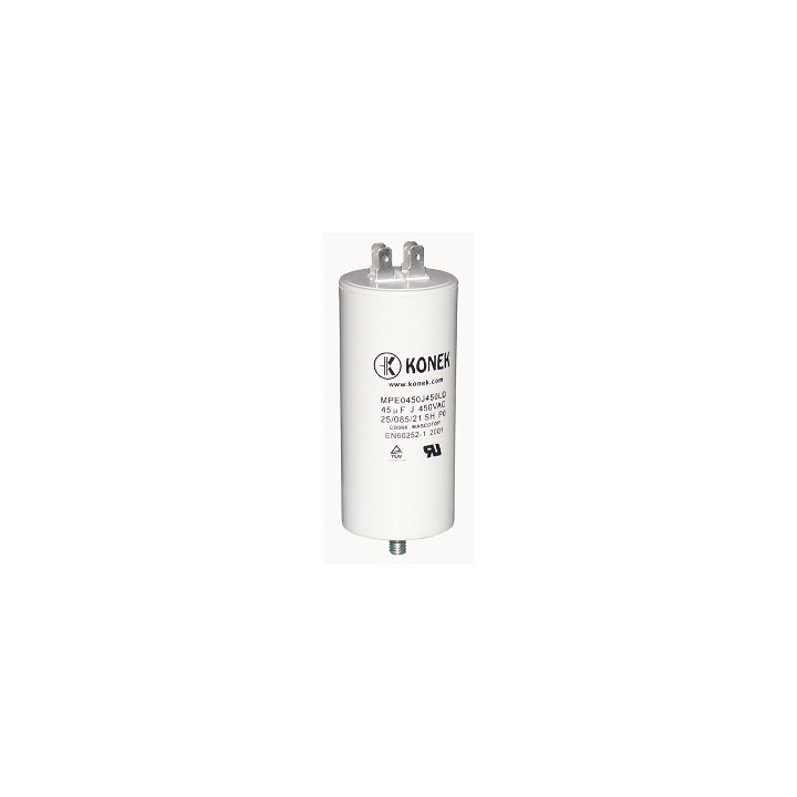 45mf kondensator mf mikrofarad 450v 50/60 hz motorinbetriebnahme wohnung terminal am w1 11.040 jr international - 1