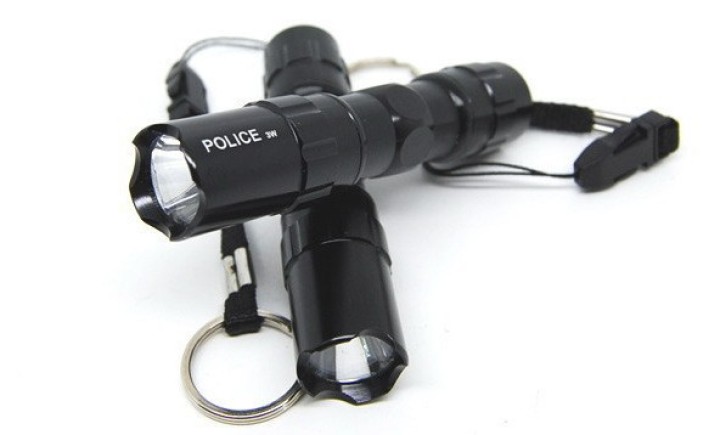Torche led 3w cree lumière q5 mini lampe eclairage jr international - 2