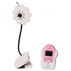 Wireless baby monitor,2.4ghz digital video baby monitor, 1.5inch baby monitor with flower camera