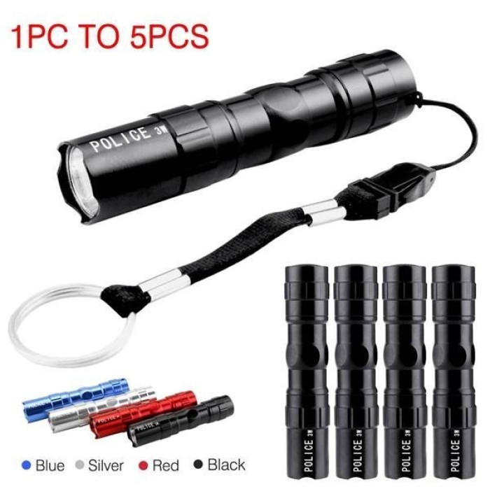 Torche led 3w cree lumière q5 mini lampe eclairage jr international - 7