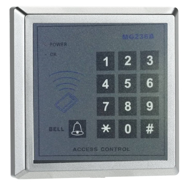 Seguridad en el hogar RFID Proximidad Entrada Puerta Sistema de control de acceso de llave con 10pcs RFID llaves Key fob jr inte
