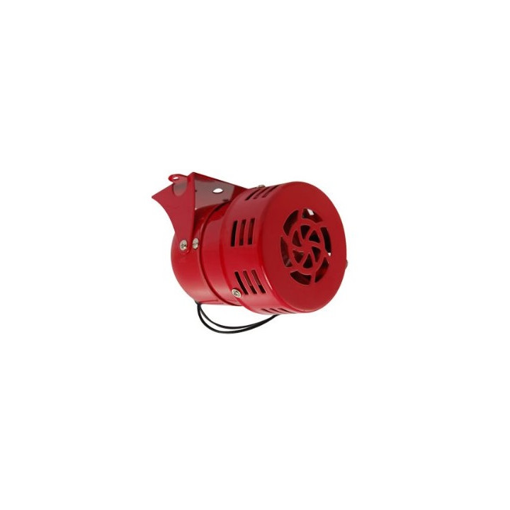 Sirena con turbina 220vca 0.35a rojo 500m 110db ms220 sistemas de alarmas interiores casas chalet tiendas jr international - 1