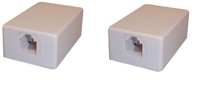 2 X Telefonische anschlussdose modular rj11 6p4c telefonische anschlussdose jr international - 1