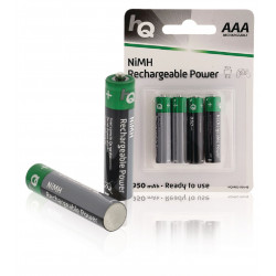 4 Rechargeable Battery NiMH AAA 1.2 V 950mAh Blister of 4 batteries HQHR03-950 / 4B