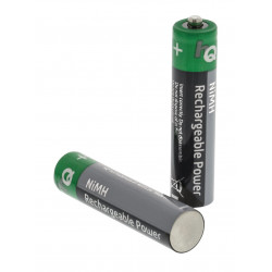 4 NiMH-Akku AAA 1,2V 950mAh Blister von 4 Batterien HQHR03-950 / 4B nedis - 1