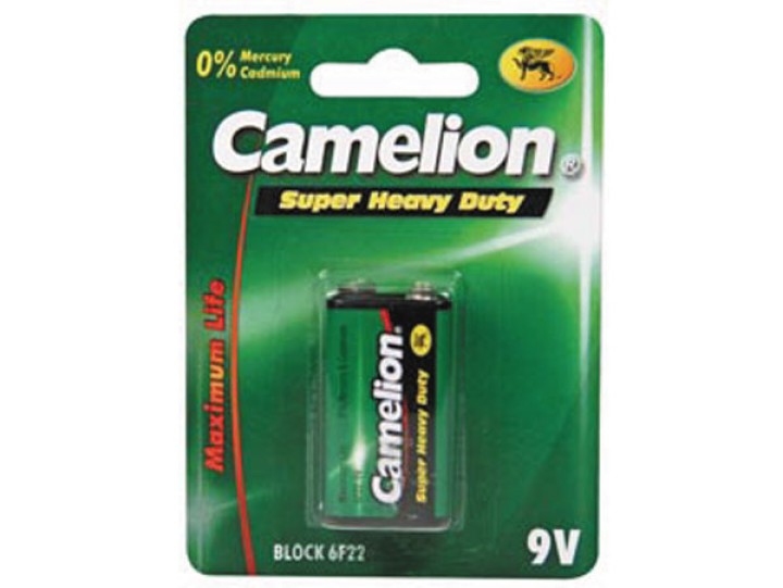 Zinco carbonio batteria 9v 400mah verde blocco e 6f22c camelion verde 6lf22 am6 6lr61 1604a 522 mn1604 velleman - 1