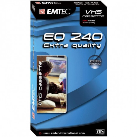 1 Emtec E240EQ Cassette video VHS 240 min 4 heures High Quality emtek - 1