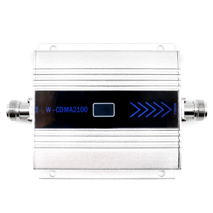 Teléfono 3G WCDMA 2100MHZ Mobile Signal Booster repetidor de la señal del amplificador del teléfono celular con el cable de la a