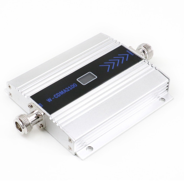 Teléfono 3G WCDMA 2100MHZ Mobile Signal Booster repetidor de la señal del amplificador del teléfono celular con el cable de la a