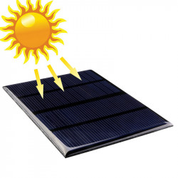 El panel solar 1.5W cargador de 12V 120mA de la batería es sistema de suministro energético jr international - 1