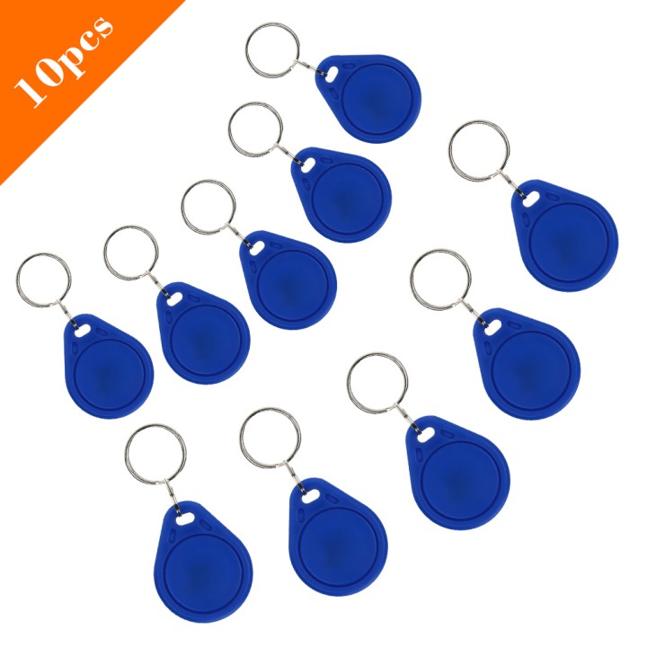 10 pcs EM4305 Copiar Reescribible Escritura Reescribir EM ID keyfobs RFID Tag Llave Tarjeta de Anillo 125KHZ Proximidad Token Ac