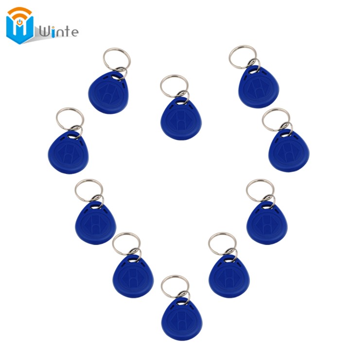 10 pcs EM4305 Copy Rewritable Writable Rewrite EM ID keyfobs RFID Tag Key Ring Card 125KHZ Proximity Token Access Duplicate jr i