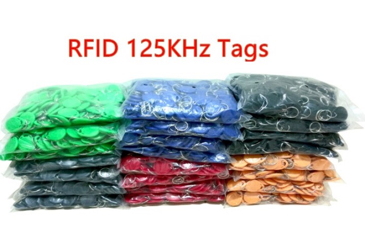 1000 pcs EM4305 Copia Rewritable Writable Rewrite EM Keyfobs identificazione RFID Tag Key Card Ring 125KHZ Proximity Token Dupli