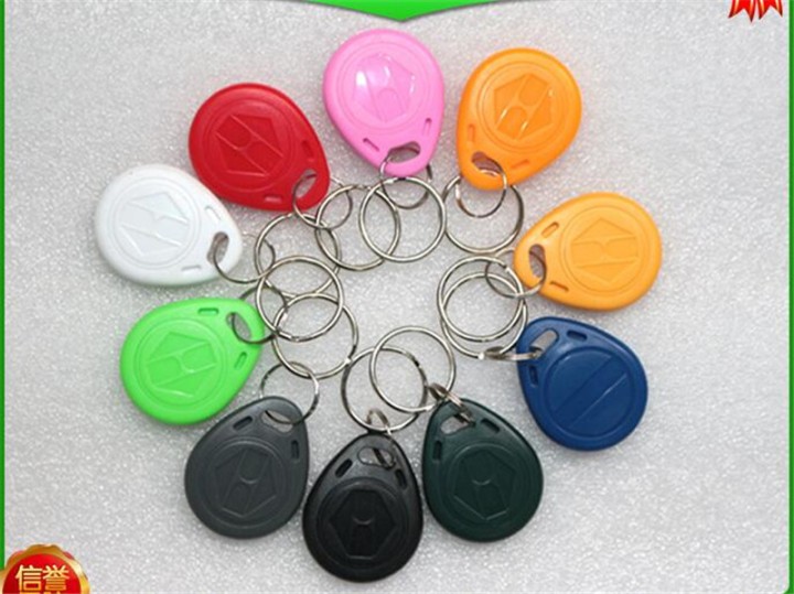 100 pcs EM4305 Copy Rewritable Writable Rewrite EM ID keyfobs RFID Tag Key Ring Card 125KHZ Proximity Token Access Duplicate jr 